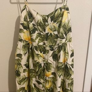 H&M Midi Lemon Dress